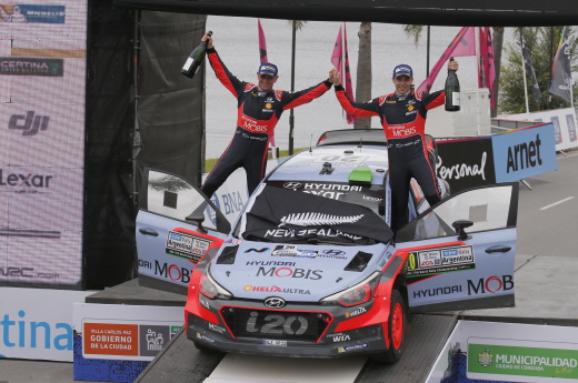 현대차, 2016 WRC 4라운드서 첫 개인우승 거둬