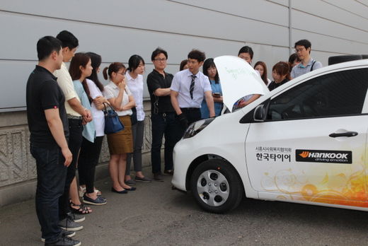한국타이어, 차 나눔 기관 운전자 대상 교육 제공