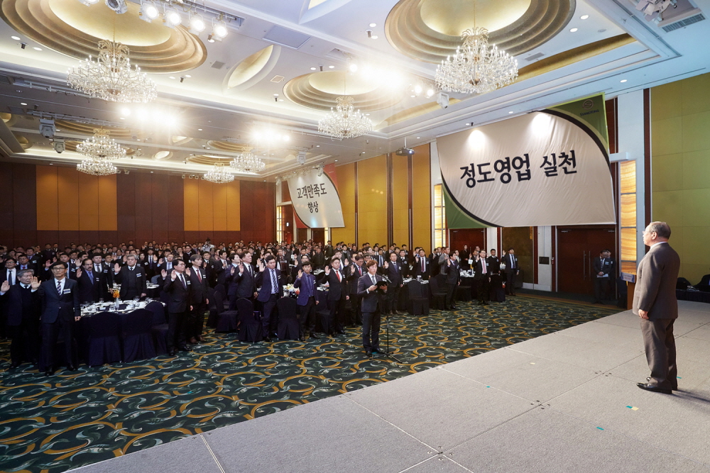 쌍용차, 2018 국내영업본부 목표달성 전진대회 열어